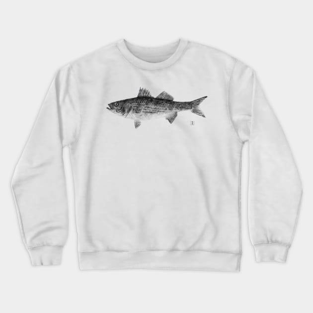 Striped Bass Crewneck Sweatshirt by Rocket-Ninja